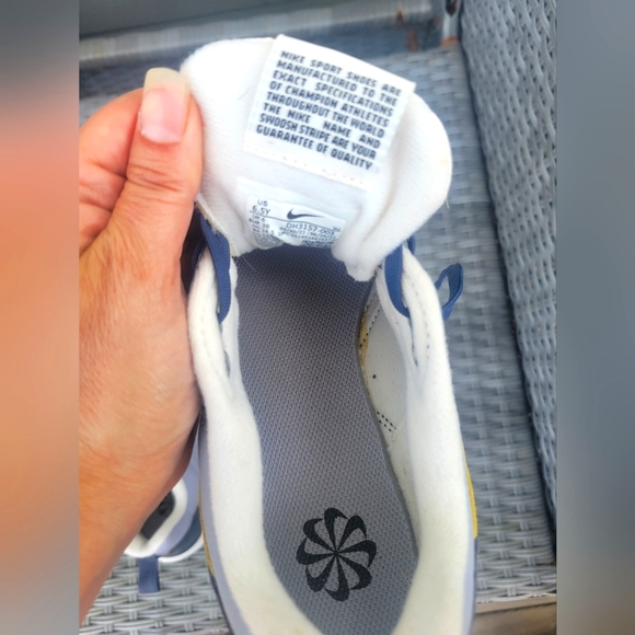 Nike Air Max Dawn Particle Grey Dark Citron - Picture 5 of 7